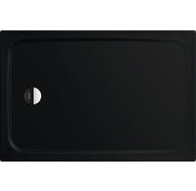 Obdĺžniková sprchová vanička zo smaltovanej ocele s odtokovou armatúrou