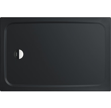 Obdĺžniková sprchová vanička zo smaltovanej ocele s odtokovou armatúrou