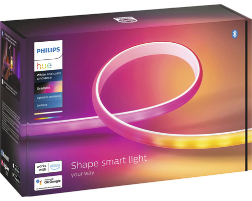Philips Hue White and Color Ambiance Lightstrip Gradient, základné balenie 2 metre
