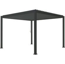 Voľne stojaca záhradná pergola s lamelovou strechou