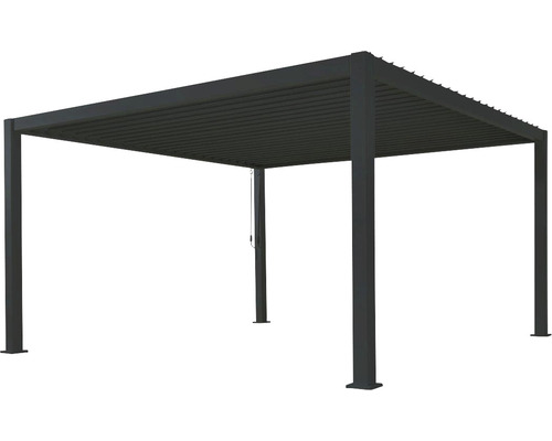 Pergola s lamelovou strechou do záhrady