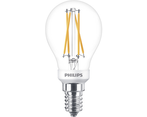 LED žiarovka Philips E14 3,4 W/40 W 470lm 2200-2700K stmievateľná