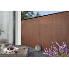 Záhradná zástena Konsta PVC Premium dutinková 1,5x3 m hnedá-thumb-1