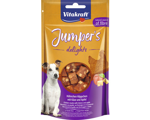 Maškrty pre psov Vitakraft Jumpers delights kuracie s jablkami 80 g