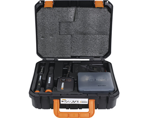 Sada nástrojov Maker X v čiernom kufríku na náradie s penovou vložkou