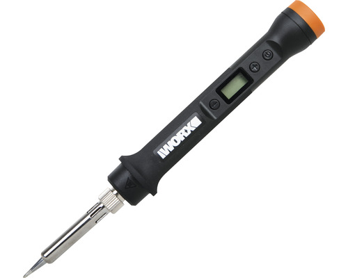 Spájkovačka s digitálnym displejom a logom Worx.