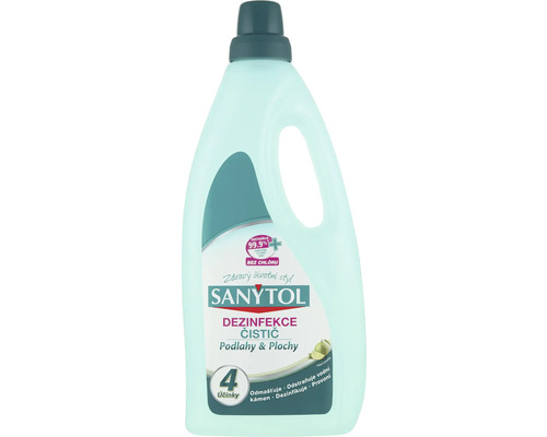 Čistič na podlahy a plochy Sanytol 1 l limetka 4 účinky Sanytol dezinfekčný čistič na podlahy a povrchy