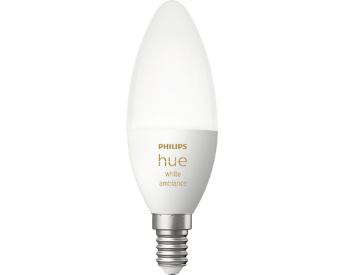Žiarovka Philips Hue White Ambiance v tvare sviečky s päticou E14