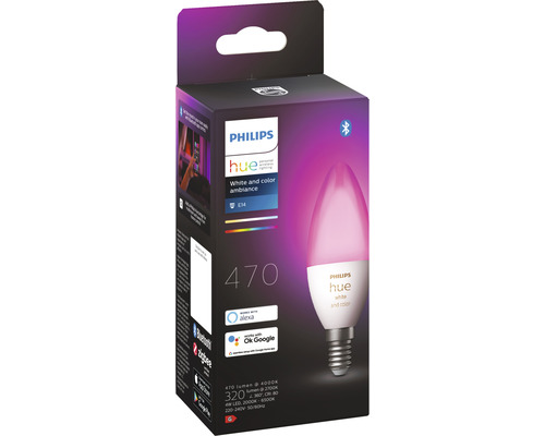 Žiarovka Philips Hue E14, White and Color Ambiance, v balení