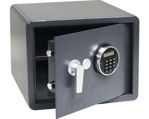 Otvorený trezor s digitálnym číselným zámkom