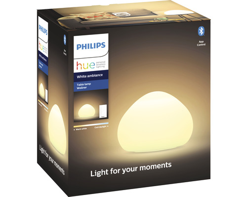 Stolná lampa Philips Hue White Ambiance Wellner v originálnom balení