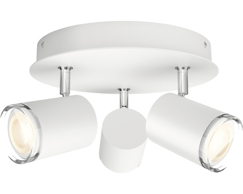 Stropné svietidlo s tromi reflektormi