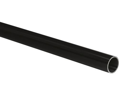 Šatníková tyč Ø25x2000 mm čierna