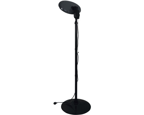 Stojacia lampa s tienidlom a okrúhlou základňou