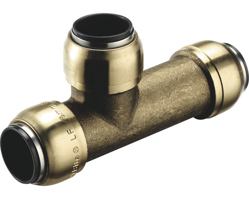 Mosadzná T-kus pre rúrky