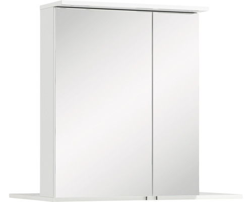 Zrkadlová skrinka do kúpeľne s dvomi dvierkami