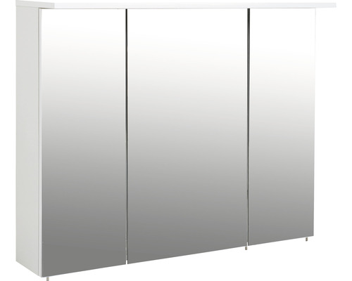 Zrkadlová skrinka Möbelpartner Profil 100,5 x 16 x 72,3 cm biela