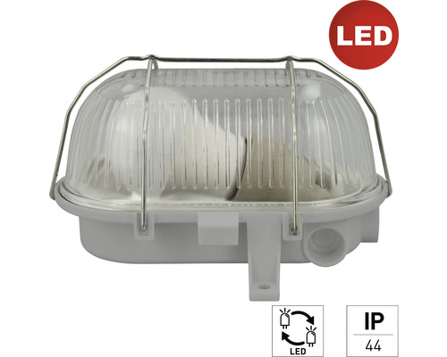 LED pracovné osvetlenie E2 IP44 E27 9W 850lm 3000K sivé