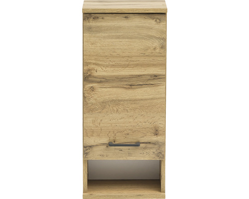 Vysoká skrinka s jednými dvierkami a otvorenou priehradkou