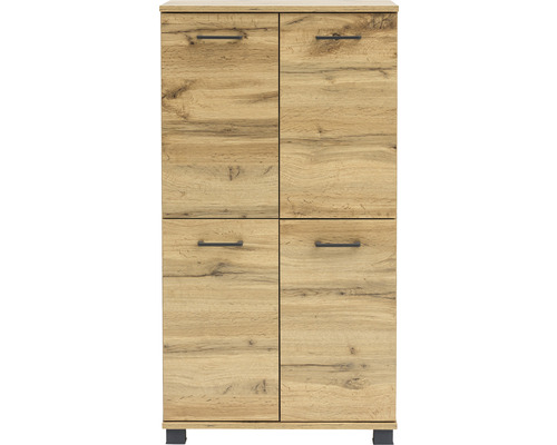 Skrinka na topánky so štyrmi dvierkami a držadlami