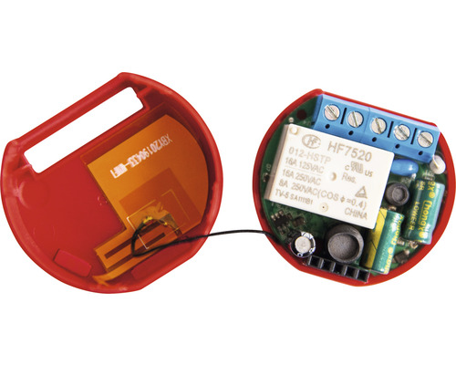 Otvorený bezdrôtový hlásič dymu s vnútornými časťami