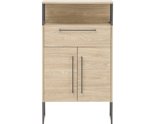 Skrinka pod umývadlo so zásuvkou a dvomi dvierkami