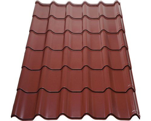 Oceľová strešná taška s vlnitým profilom