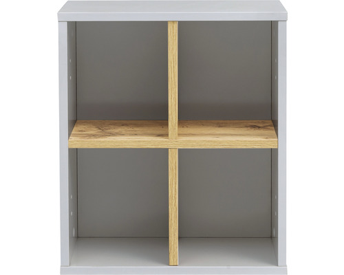 Regál so štyrmi priehradkami