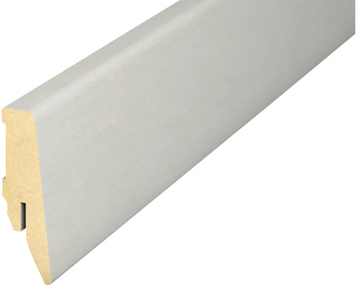 Soklová lišta MDF sivá 18x58x2500 mm Drevená podlahová lišta