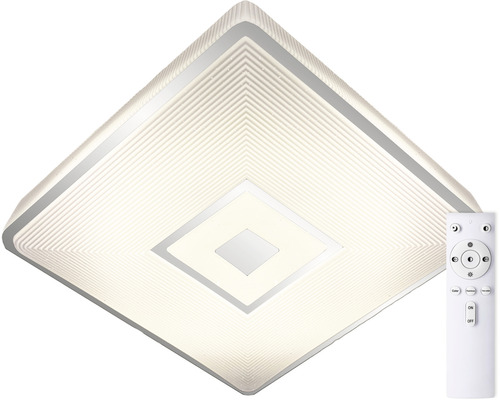 Štvorcové stropné svietidlo s diaľkovým ovládaním