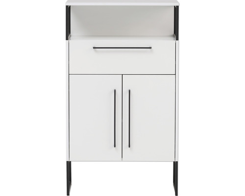 Skrinka pod umývadlo so zásuvkou a dvomi dvierkami