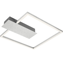 Štvorcové LED stropné svietidlo z kovu