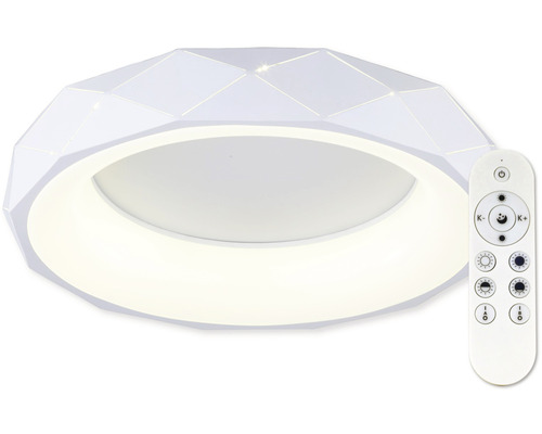 LED stropné svietidlo Top Light Apolo 60B RC 45W 4500lm 3000-6500K biele s diaľkovým ovládaním