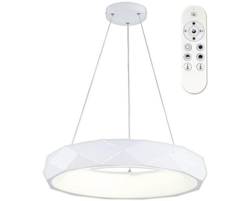 LED luster Top Light Apolo 60BZ RC 45 W 4500 lm 3000-6500 K biely s diaľkovým ovládaním Biele LED závesné svietidlo s diaľkovým ovládaním