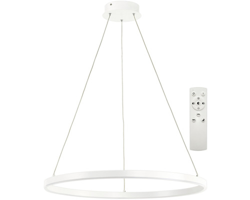 LED luster Top Light Saturn 70BZ RC 30 W 3000 lm 3000-6500 K biely s diaľkovým ovládaním Biele LED kruhové závesné svietidlo s diaľkovým ovládaním