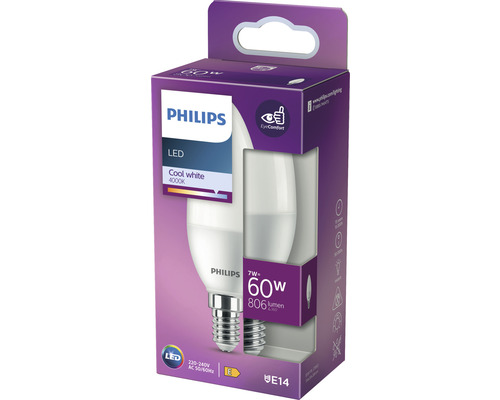 Žiarovka Philips LED v balení, 7 W, objímka E14