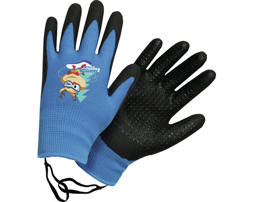 Detské rukavice EUGENE-IT 4-6 rokov záhradné 1 pár modré-0