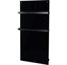 Infračervený ohrievač EUROM Sani 600 46,5 x 115 cm čierny 600 W s Wi-Fi a 2 držiakmi na uteráky