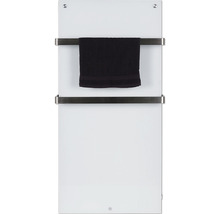 Infračervený ohrievač EUROM Sani 800 55 x 115 cm biely 800 W s Wi-Fi a 2 držiakmi na uteráky