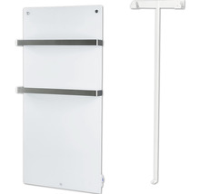 Infračervený ohrievač EUROM Sani 800 55 x 115 cm biely 800 W s Wi-Fi a 2 držiakmi na uteráky