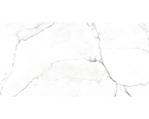 Dlažba imitácia mramoru ULTRA GLOSS SAIGON WHITE 60x120 cm ECO