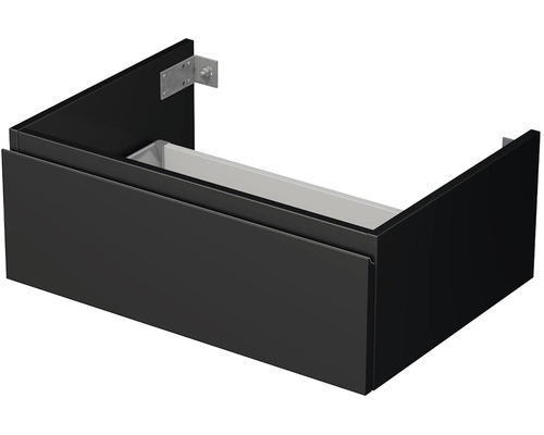 Kúpeľňová skrinka nízka Intedoor LANDAU 70x26 cm čierna matná