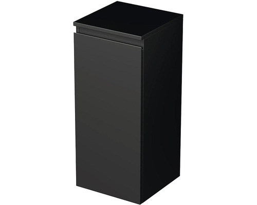 Kúpeľňová skrinka nízka Intedoor LANDAU 35x83,4 cm čierna matná