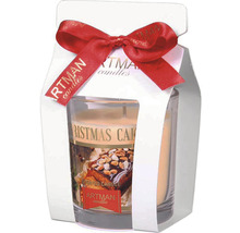 Vonná sviečka v pohári so stuhou a darčekovým balením