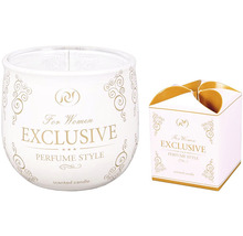 Vonná sviečka v skle s ozdobným balením