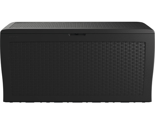 Plastový úložný box s dizajnom ratanu