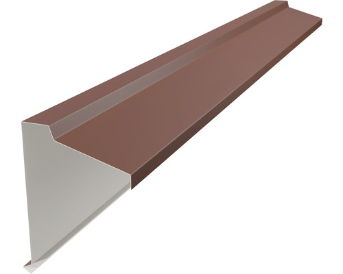 Hrebenáč pultový Click Precit Roof 2000x120x0,5 mm Strešný okrajový uholník pre strešné krytiny
