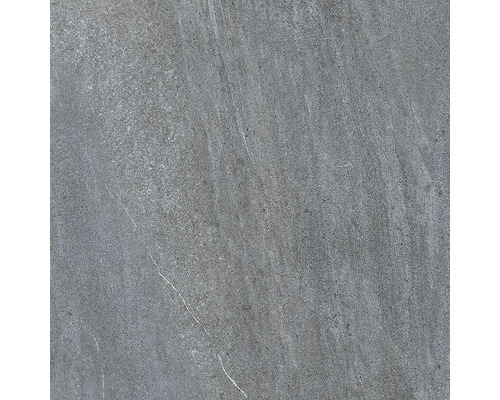 Dlažba imitácia kameňa Outtec tmavosivá 79,8x79,8x1 cm