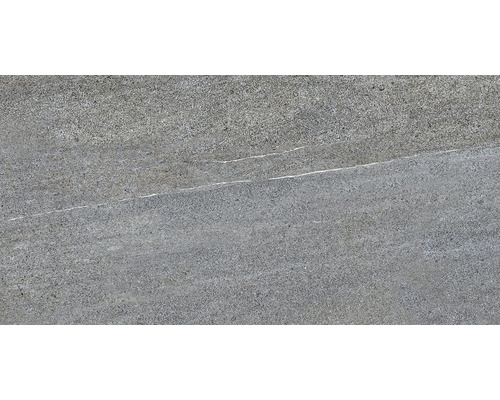 Dlažba imitácia kameňa Outtec tmavosivá 59,8x29,8x1 cm