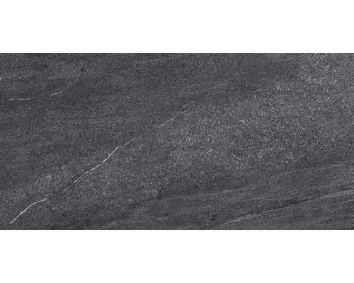 Tmavosivá kameninová dlaždica s mramorovaním